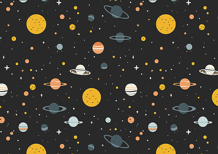 Space Explorer, Solar Flare - Twist&Fit Roller Blind - Image 6